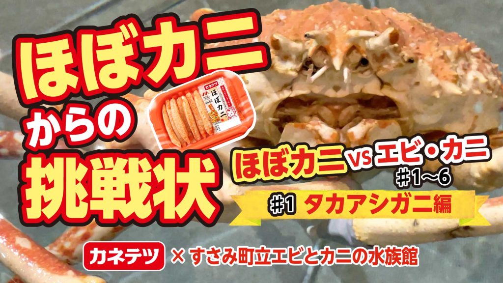 コラボ企画『ほぼカニからの挑戦状！』 | すさみ町立エビとカニの水族館